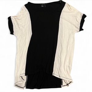 Stylish Black and White Women's Top